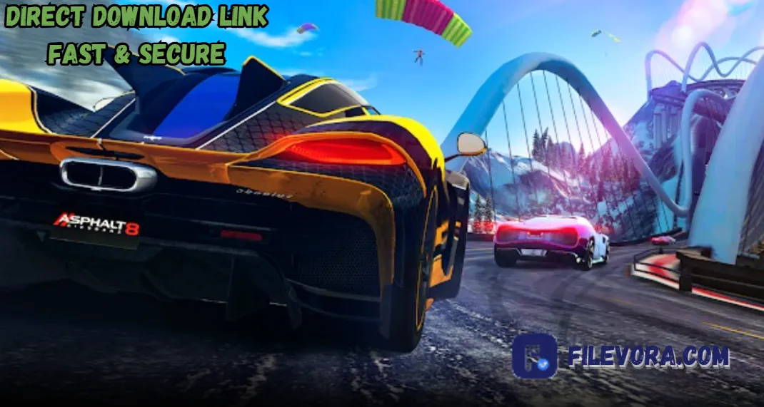 Asphalt 8 MOD APK 8.8.0i (Unlimited Money/All Cars) 2026 screenshot