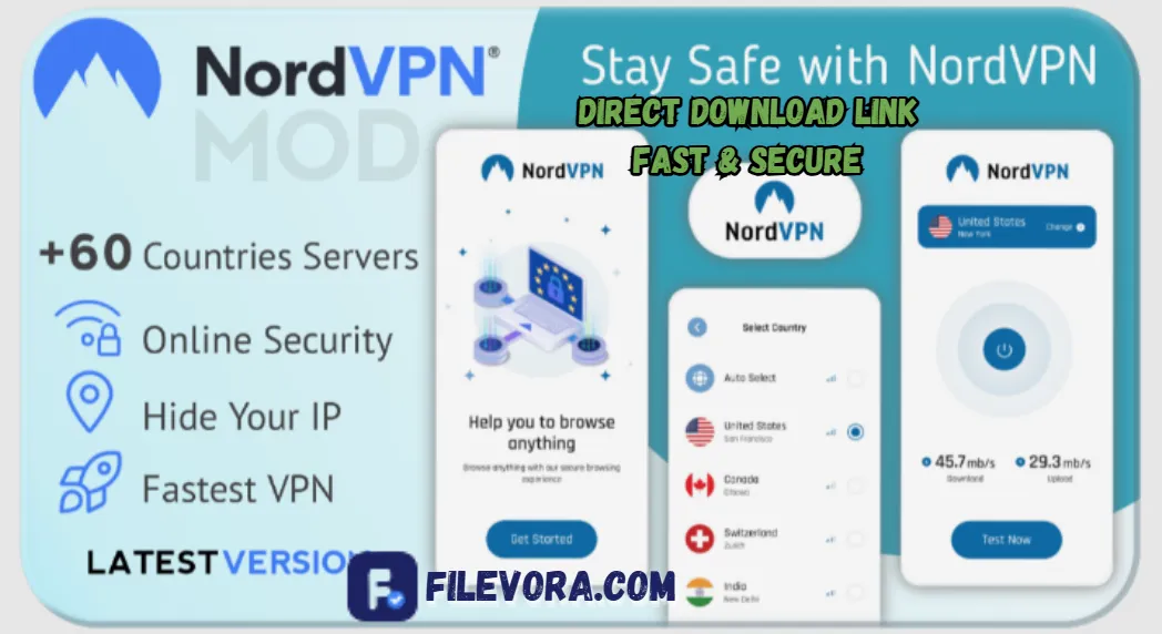 NordVPN MOD APK 9.5.0 (Premium Unlocked) for 2026 screenshot