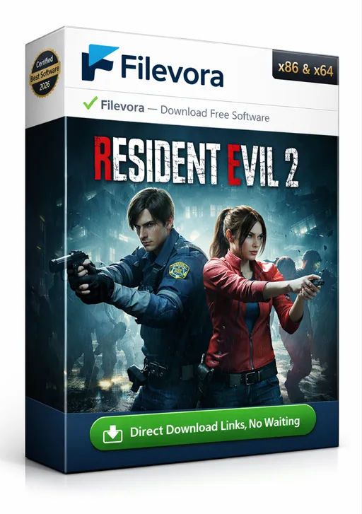 Resident Evil 2 Remake 1998 Game Download for PC icon