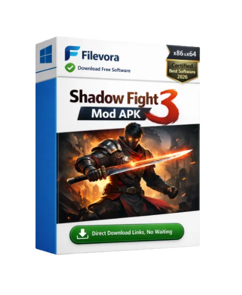 Shadow Fight 3 Mod APK 1.44.2 (Unlimited Money/Max Level) for Android 2026 icon
