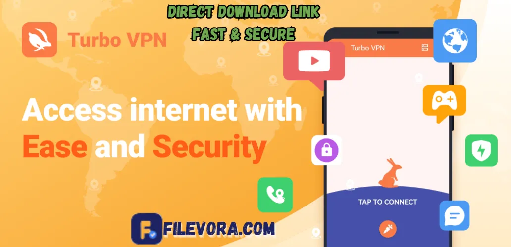 Turbo VPN MOD APK 4.2.9.6 (Unlocked Premium) for 2026 screenshot