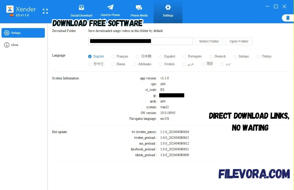 Xender Download 2020 File Sharing for Windows screenshot