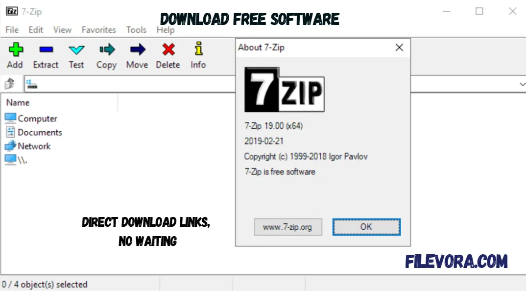 7-Zip Download 26.00 For Windows 2026 screenshot