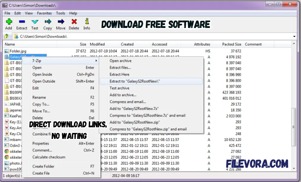 7-Zip Download 26.00 For Windows 2026 screenshot