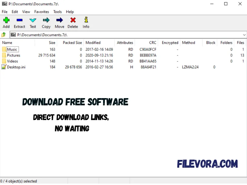 7-Zip Download 26.00 For Windows 2026 screenshot