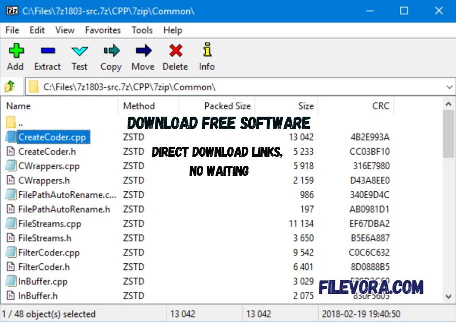 7-Zip Download 26.00 For Windows 2026 screenshot