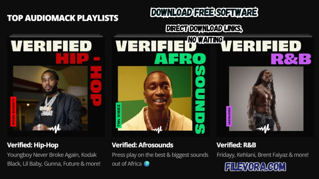 Audiomack MOD APK v7.13.1 Premium Unlocked 2026 screenshot