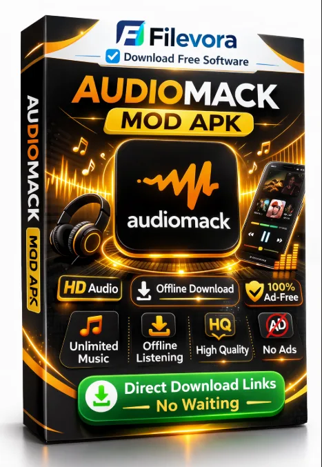 Audiomack MOD APK v7.13.1 Premium Unlocked 2026 icon