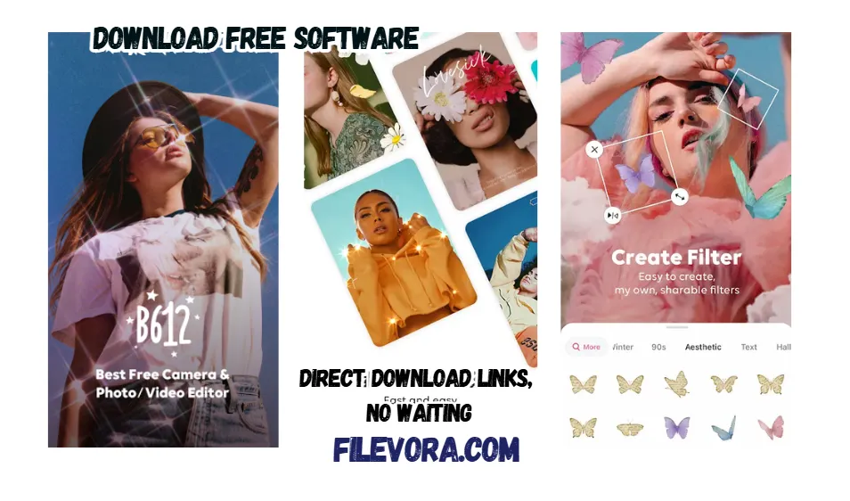 B612 MOD APK v14.7.12 Premium Unlocked 2026 screenshot