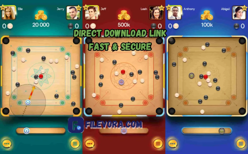 Carrom Pool MOD APK 18.11.0 (Unlimited Coins/Gems) for Android 2026 screenshot