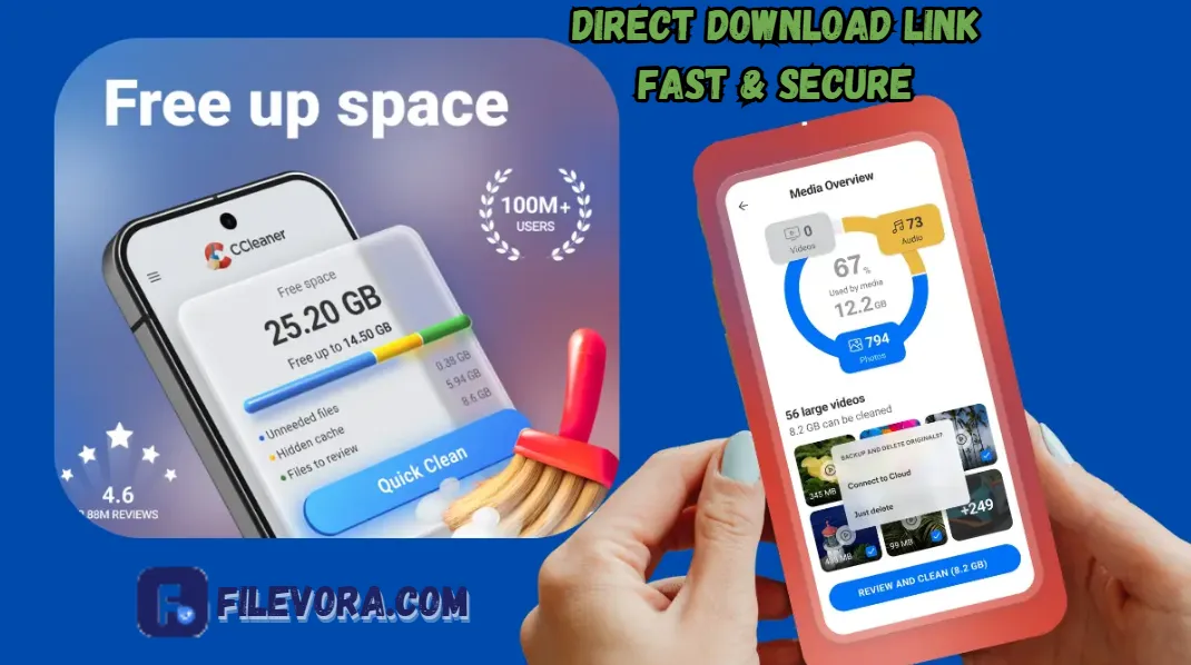 CCleaner MOD APK 26.03.0 (Pro Unlocked) For Android 2026 screenshot