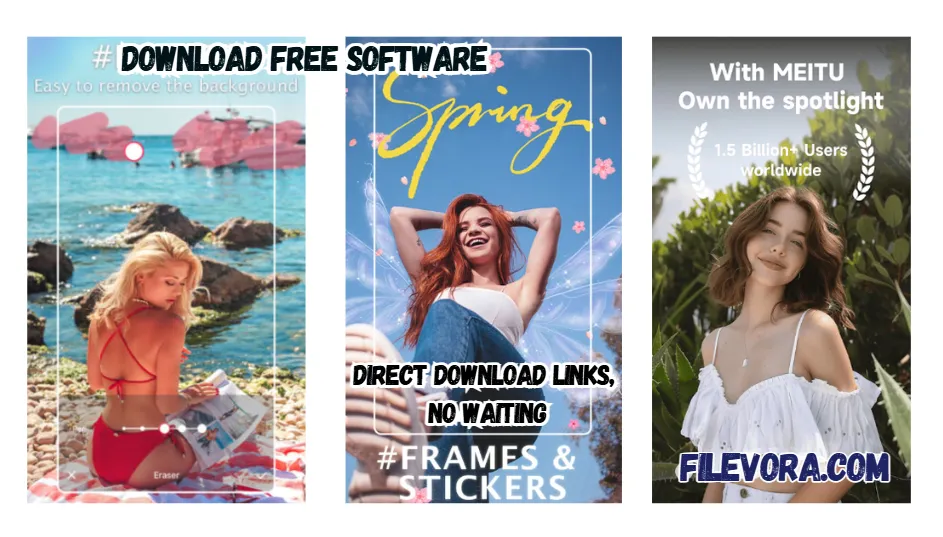 Meitu MOD APK v12.5.0 VIP Unlocked 2026 screenshot