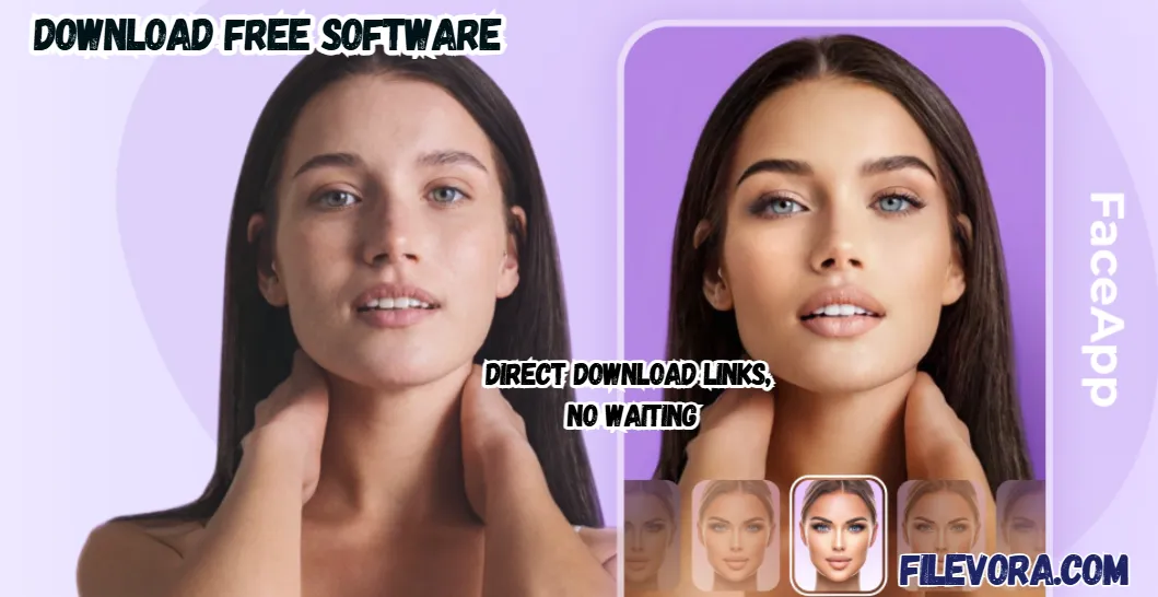 FaceApp MOD APK 12.8.5 Unlocked NoWatermark 2026 screenshot