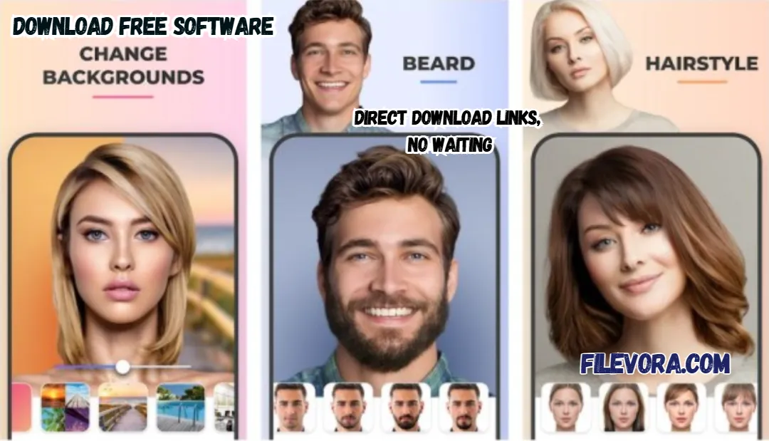 FaceApp MOD APK 12.8.5 Unlocked NoWatermark 2026 screenshot