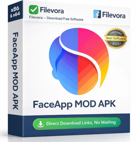 FaceApp MOD APK 12.8.5 Unlocked NoWatermark 2026 icon