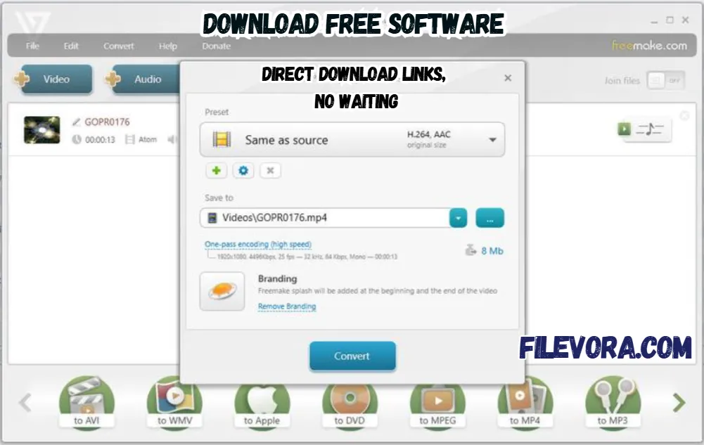 Freemake Video Converter 5.0.0.36 For Windows 2026 screenshot