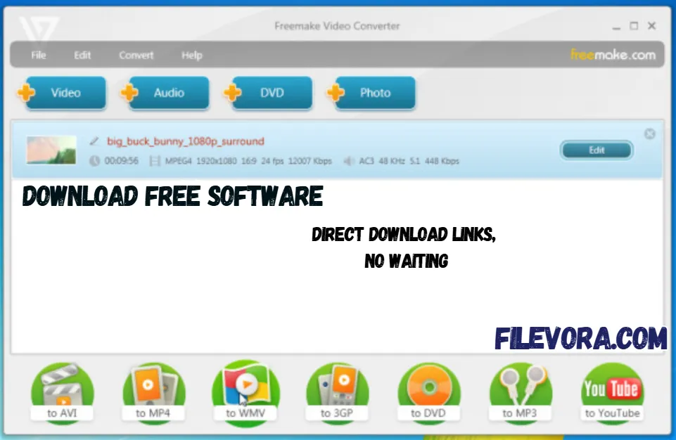 Freemake Video Converter 5.0.0.36 For Windows 2026 screenshot