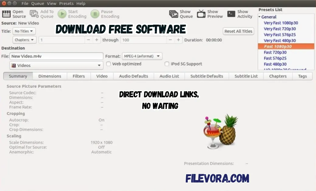 Handbrake Video Converter 1.11.0 For Windows 2026 screenshot