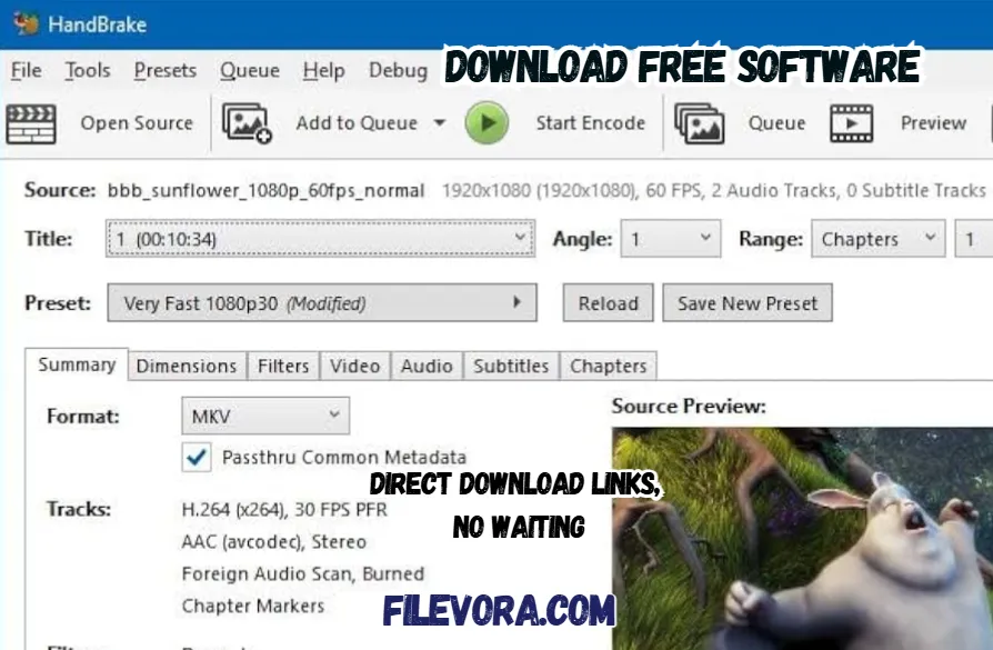 Handbrake Video Converter 1.11.0 For Windows 2026 screenshot