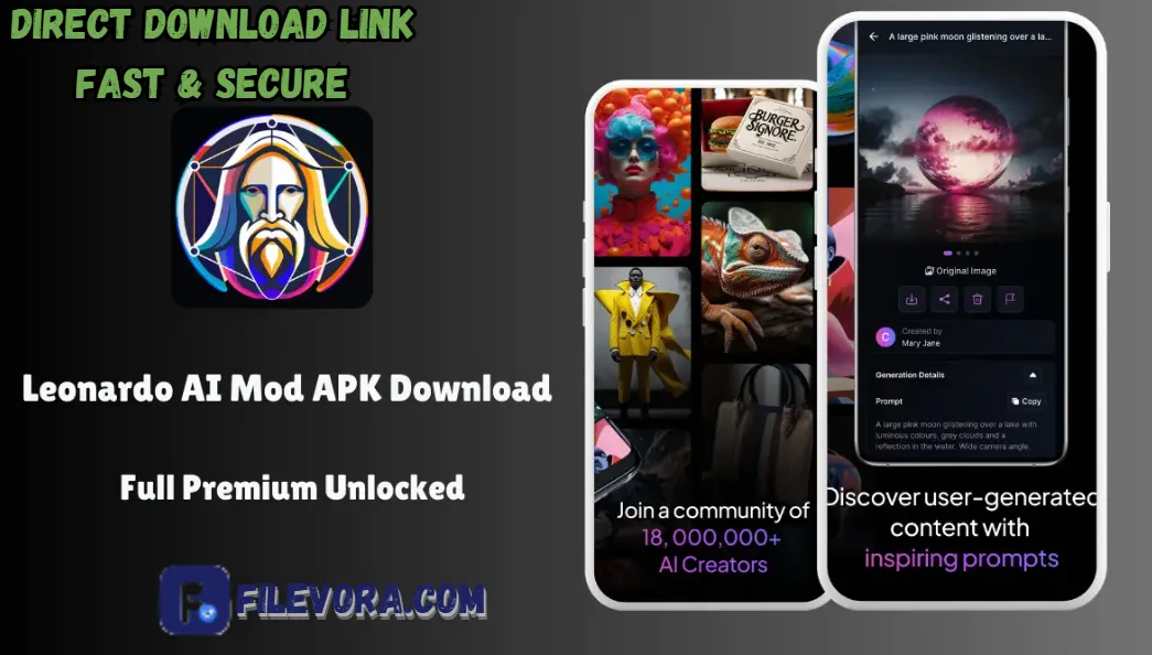 Leonardo AI MOD APK 2.0.3 (Premium Unlocked) For Android 2026 screenshot