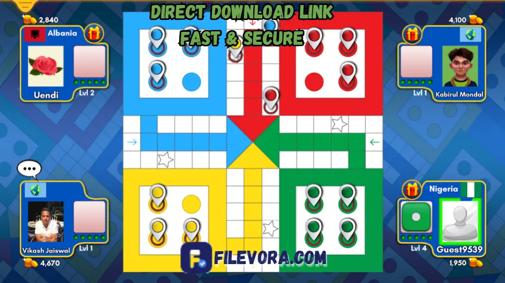 Ludo King MOD APK 10.0.0.385 (Coins Unlimited) for Android 2026 screenshot