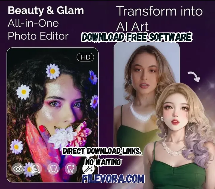 Meitu MOD APK v12.5.0 VIP Unlocked 2026 screenshot