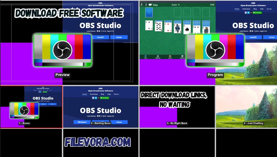 OBS Studio Download 32.0.4 For Widows 2026 screenshot