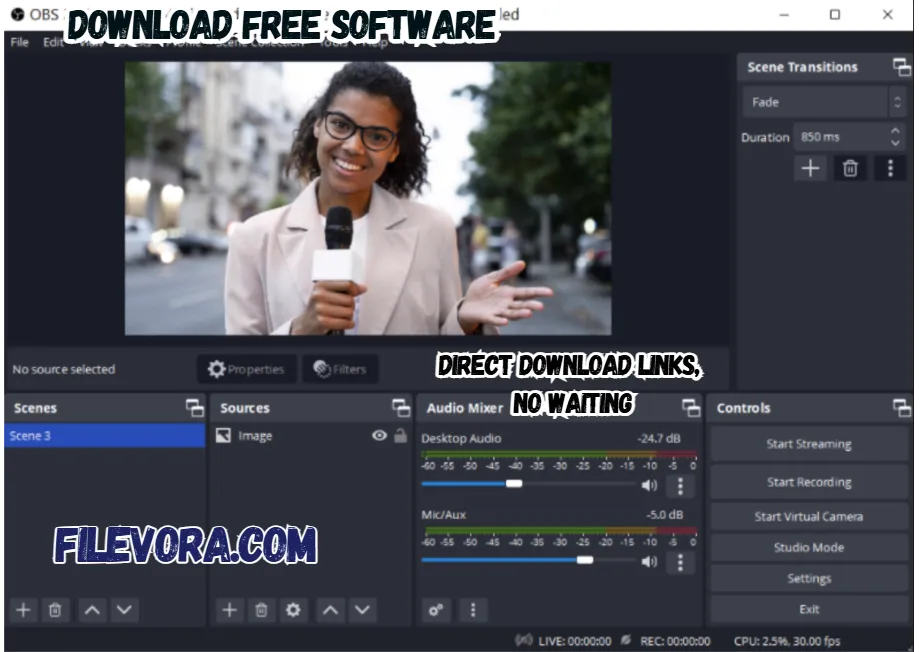 OBS Studio Download 32.0.4 For Widows 2026 screenshot