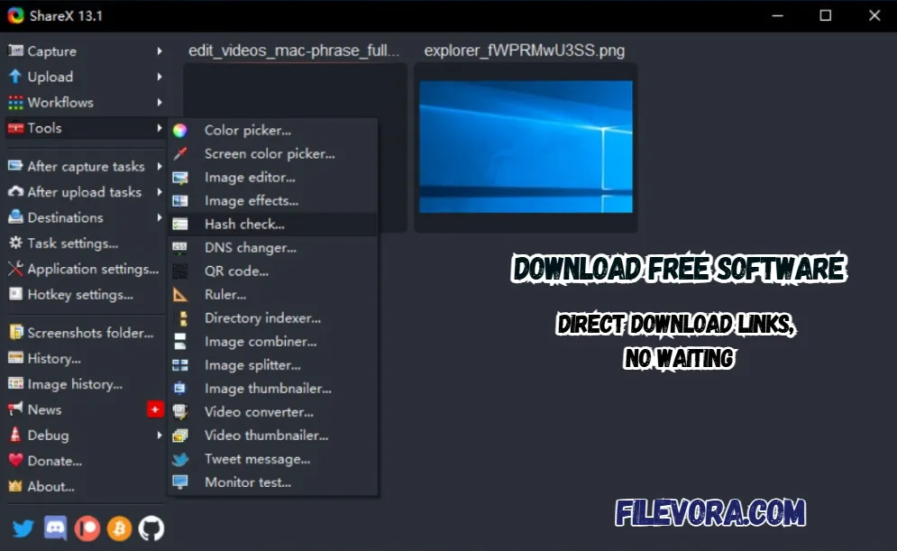 ShareX Download 19.0.2 For Windows 2026 screenshot