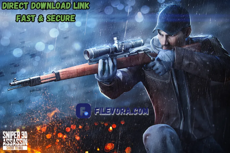 Sniper 3D MOD APK 6.20.0 (Unlimited Money/ Gems) for Android 2026 screenshot