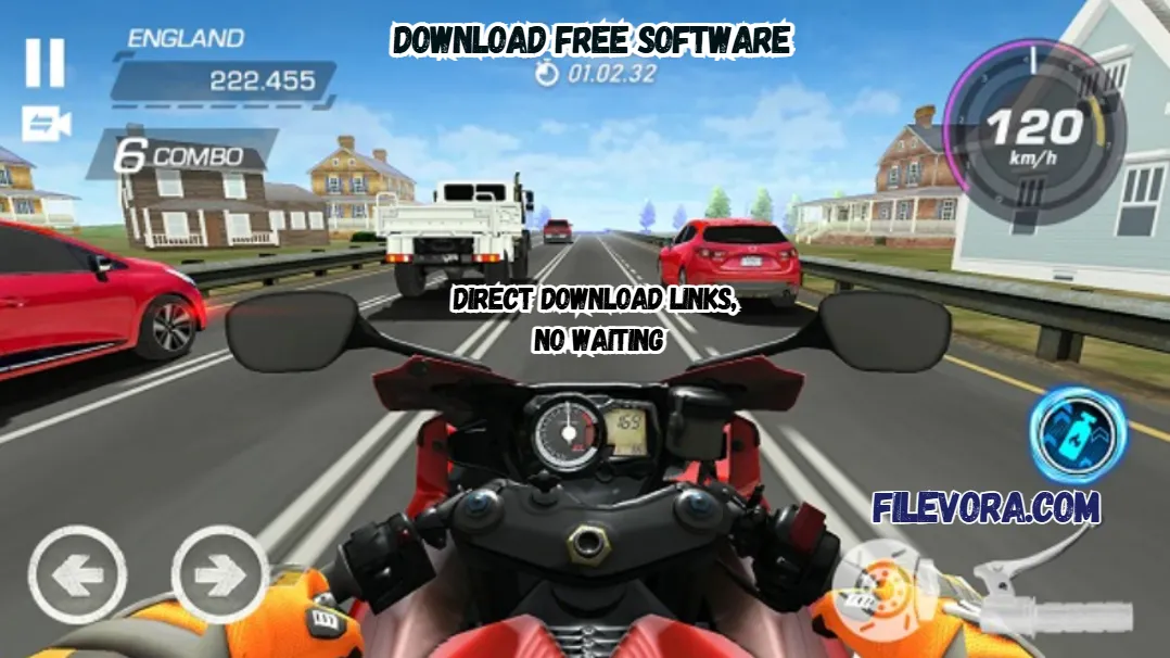 Traffic Rider MOD APK 2.11 Unlimited Money 2026 screenshot
