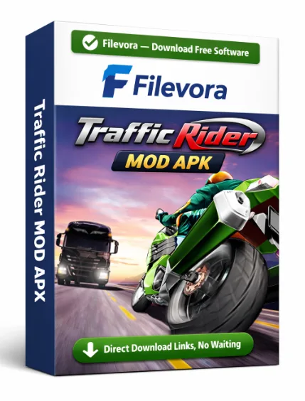 Traffic Rider MOD APK 2.11 Unlimited Money 2026 icon