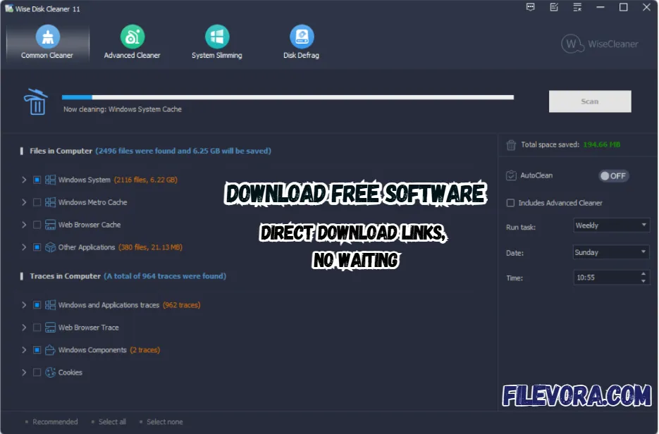  Wise Disk Cleaner 11.3.3 For Windows 2026 screenshot