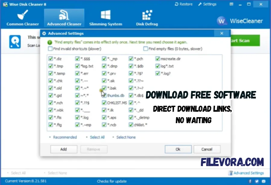  Wise Disk Cleaner 11.3.3 For Windows 2026 screenshot