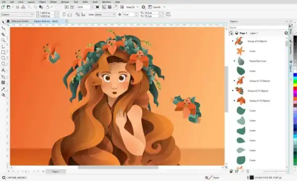 Corel DRAW 12 Free Download for Windows screenshot