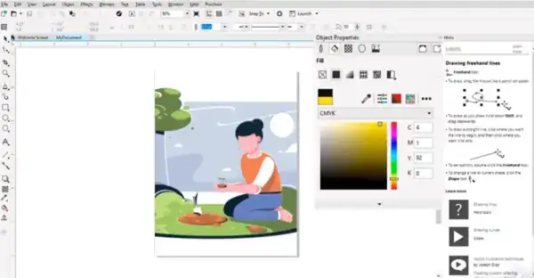 Corel DRAW 12 Free Download for Windows screenshot